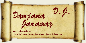 Damjana Jaramaz vizit kartica